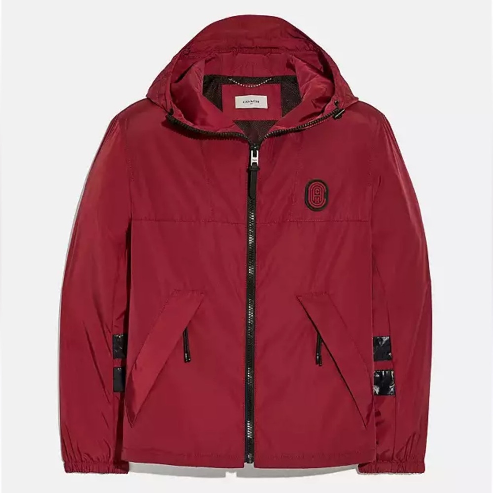 Coach windbreaker Dark Red size Small